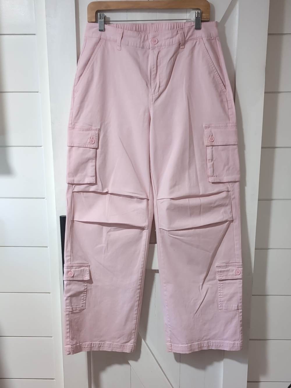 wild fable Pink Cargo Jogger Pants with Utility Pockets